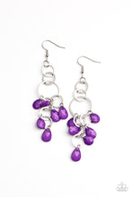 Sandcastle Sunset Purple Earrings - Jewelry by Bretta