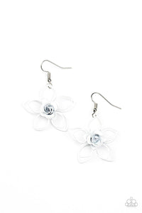 Botanical Bonanza White Earrings - Jewelry by Bretta