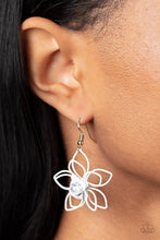 Botanical Bonanza White Earrings - Jewelry by Bretta
