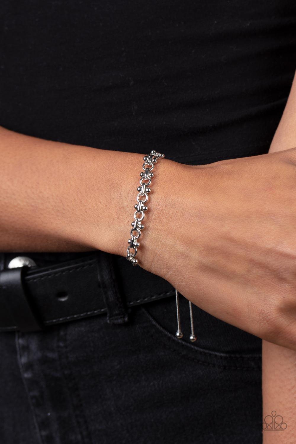 Slide On Over Silver Bracelet - Jewelry by Bretta