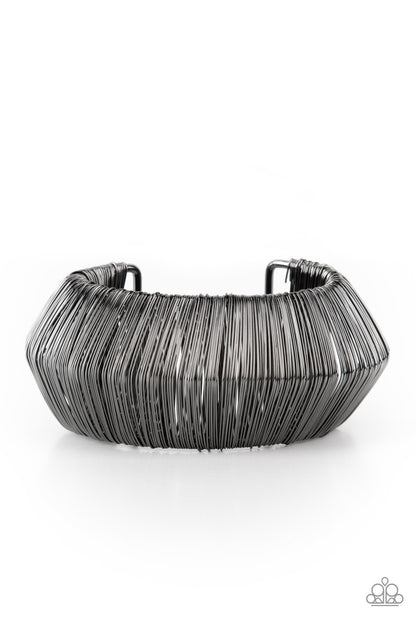 Wild About Wire Black Bracelet - Jewelry by Bretta