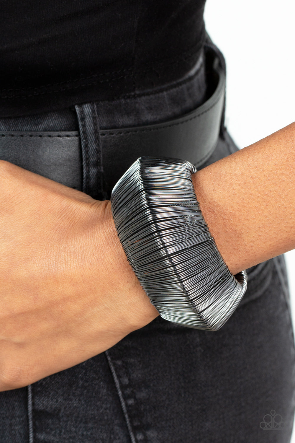 Wild About Wire Black Bracelet - Jewelry by Bretta