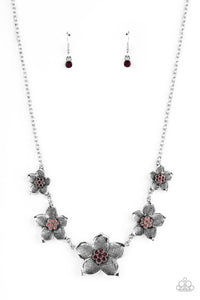 Wallflower Wonderland Purple Necklace - Jewelry by Bretta
