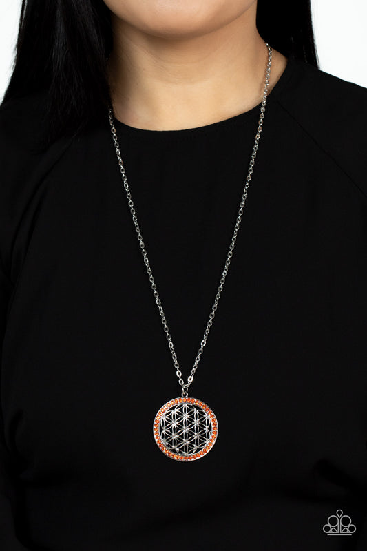 Tearoom Twinkle Orange Necklace - Jewelry by Bretta