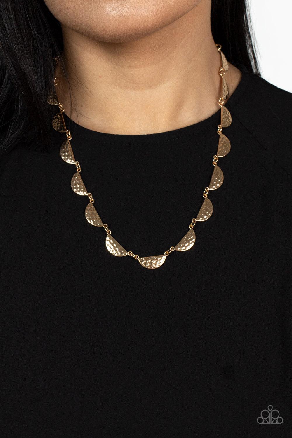 Lunar Jungle Gold Necklace - Jewelry by Bretta