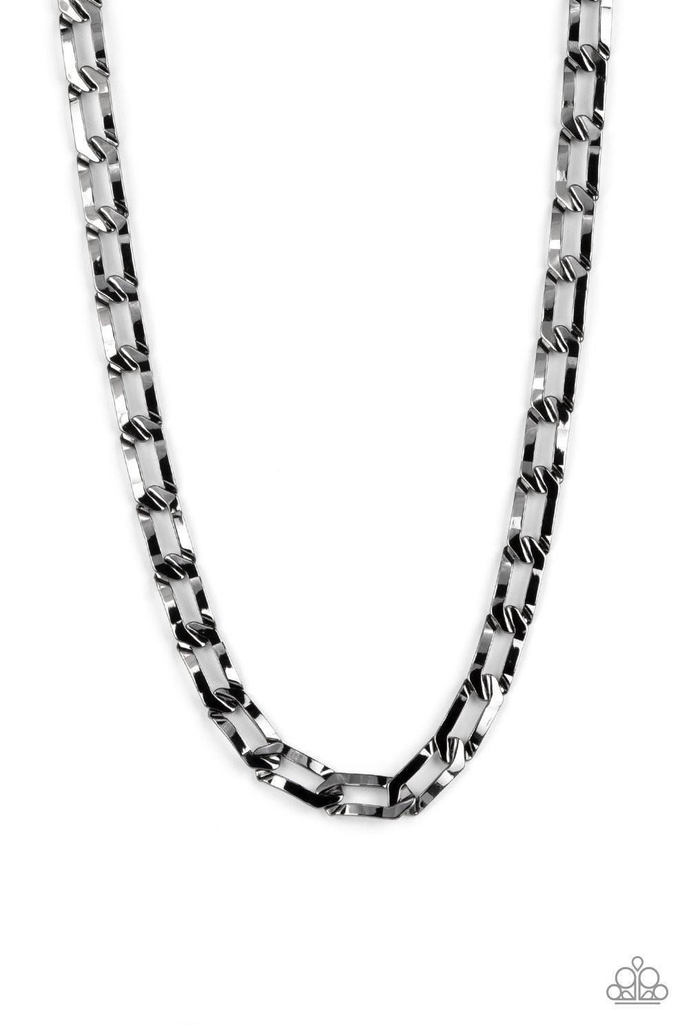 Full-Court Press Black Necklace - Jewelry by Bretta