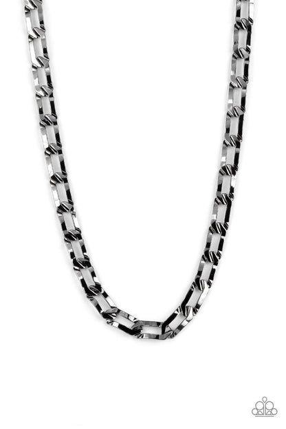 Full-Court Press Black Necklace - Jewelry by Bretta