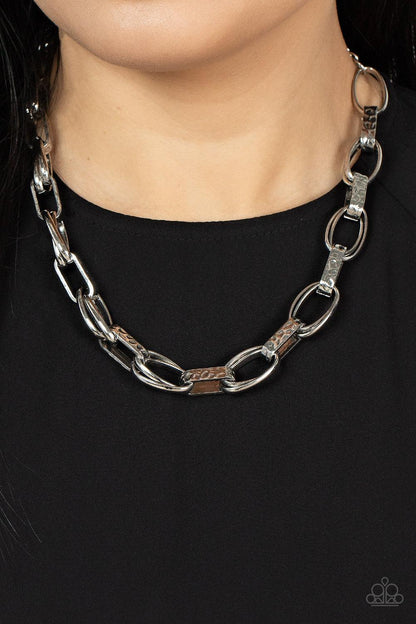 Motley In Motion Silver Necklace - Jewelry by Bretta