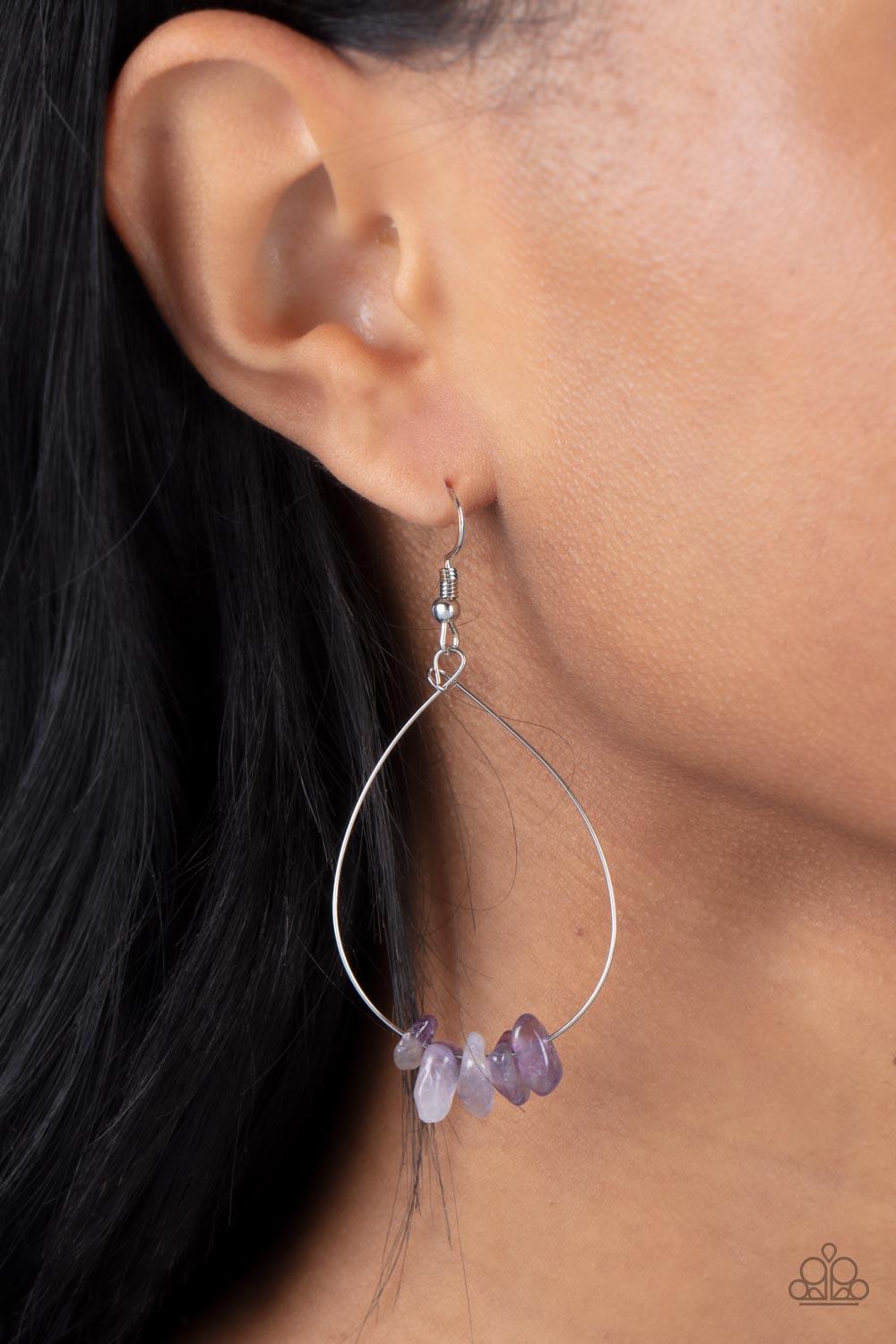 South Beach Serenity Purple Earrings - Jewelry by Bretta
