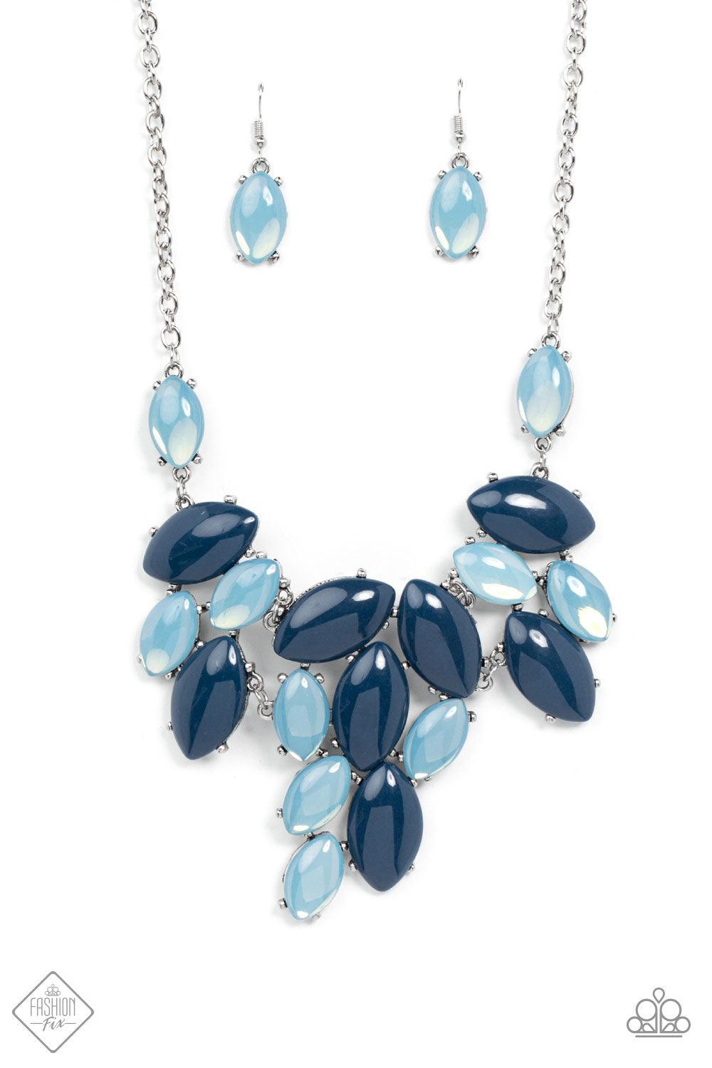 Date Night Nouveau Blue Necklace Jewelry by Bretta