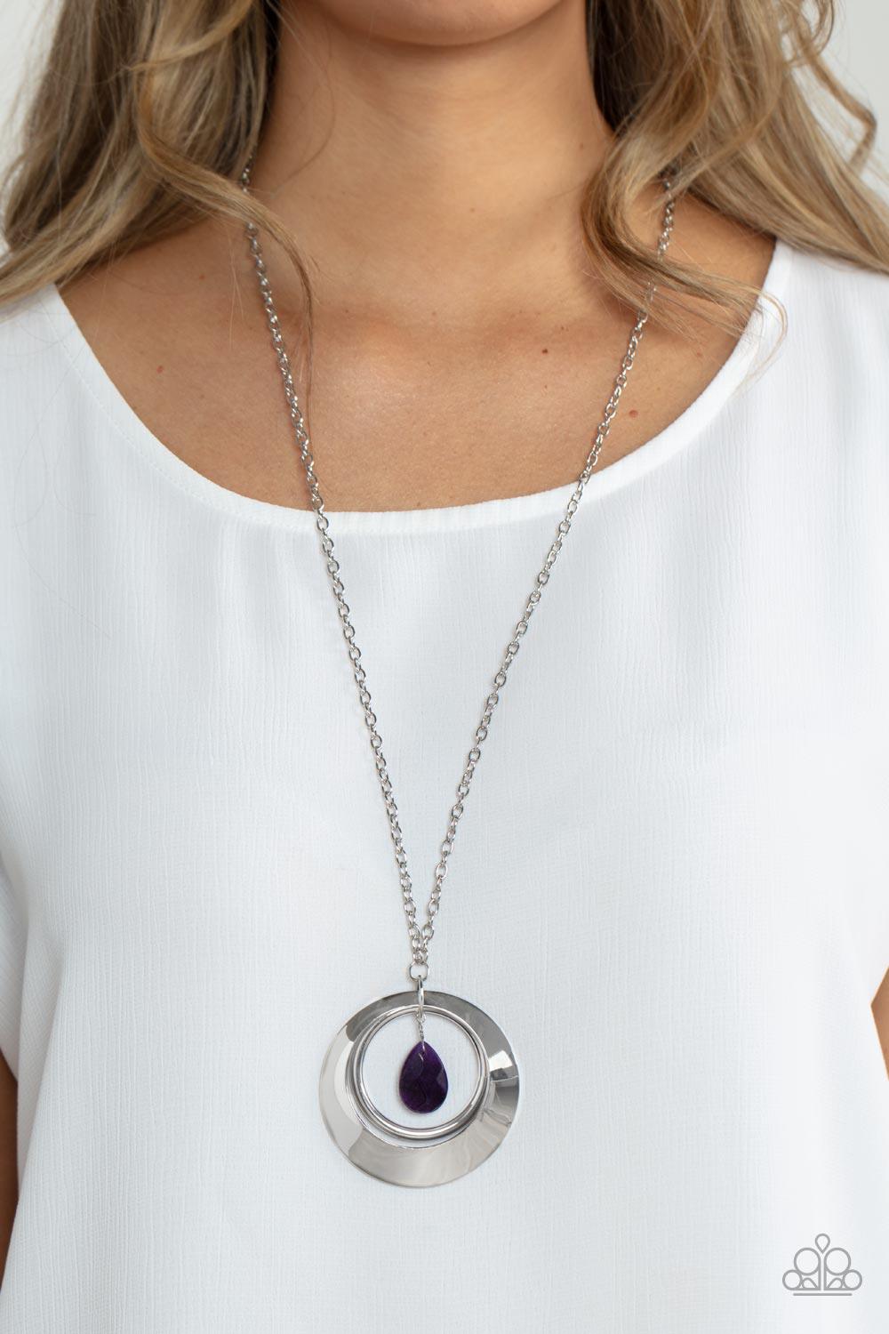 Inner Tranquility Purple Necklace - Jewelry by Bretta