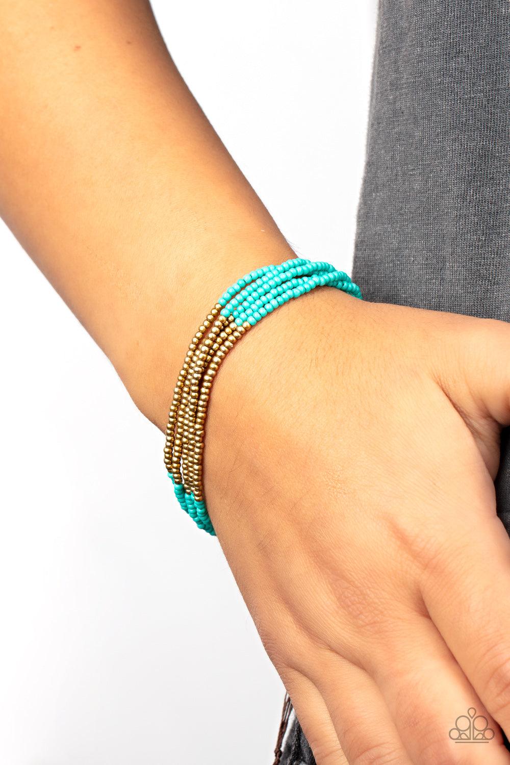 Molten Mogul Green Bracelet - Jewelry by Bretta