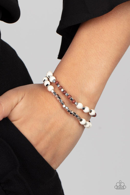 Backcountry Beauty White Bracelets - Jewelry by Bretta