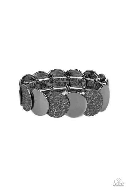 Demurely Disco Black Bracelet - Jewelry by Bretta
