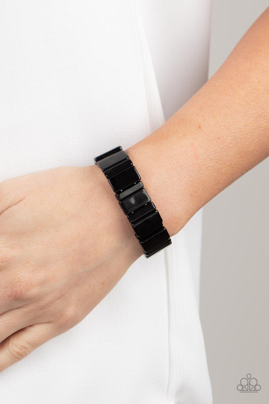 In Plain SIGHTSEER Black Bracelet - Jewelry by Bretta
