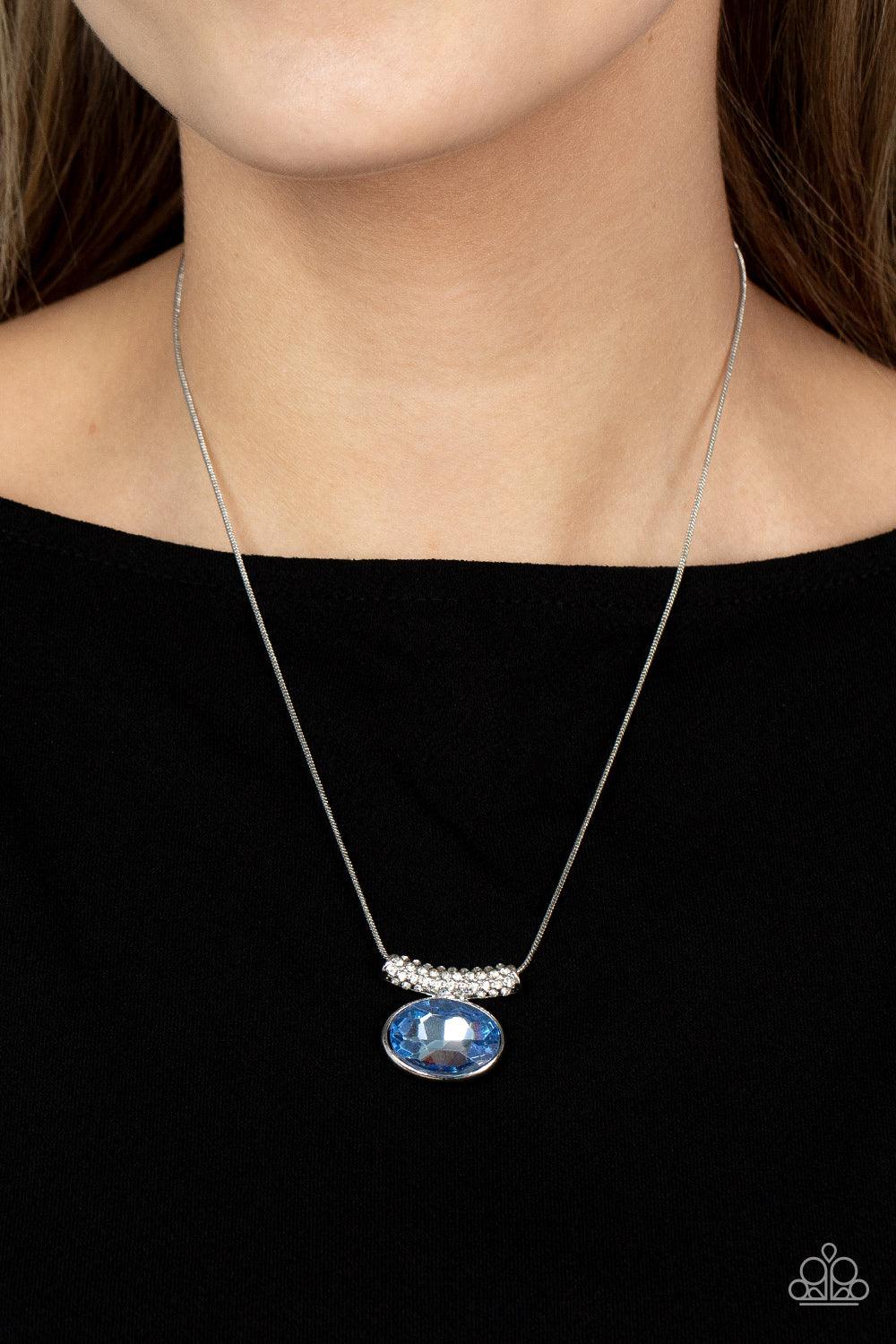 Pristinely Prestigious Blue Necklace - Jewelry by Bretta