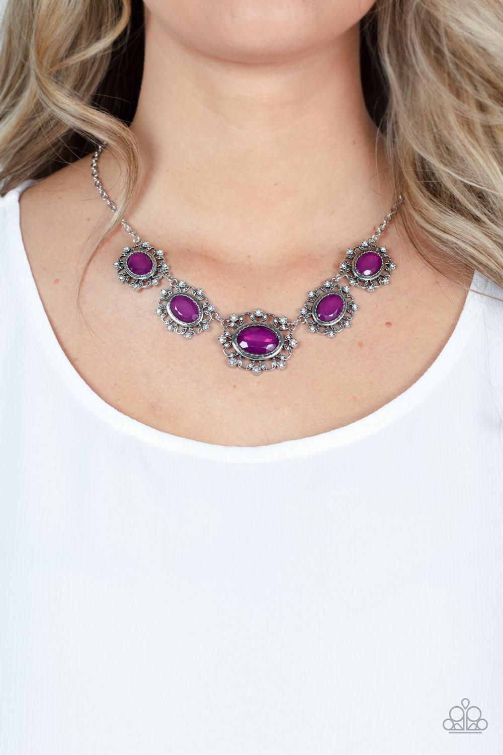 Meadow Wedding Purple Necklace - Jewelry by Bretta