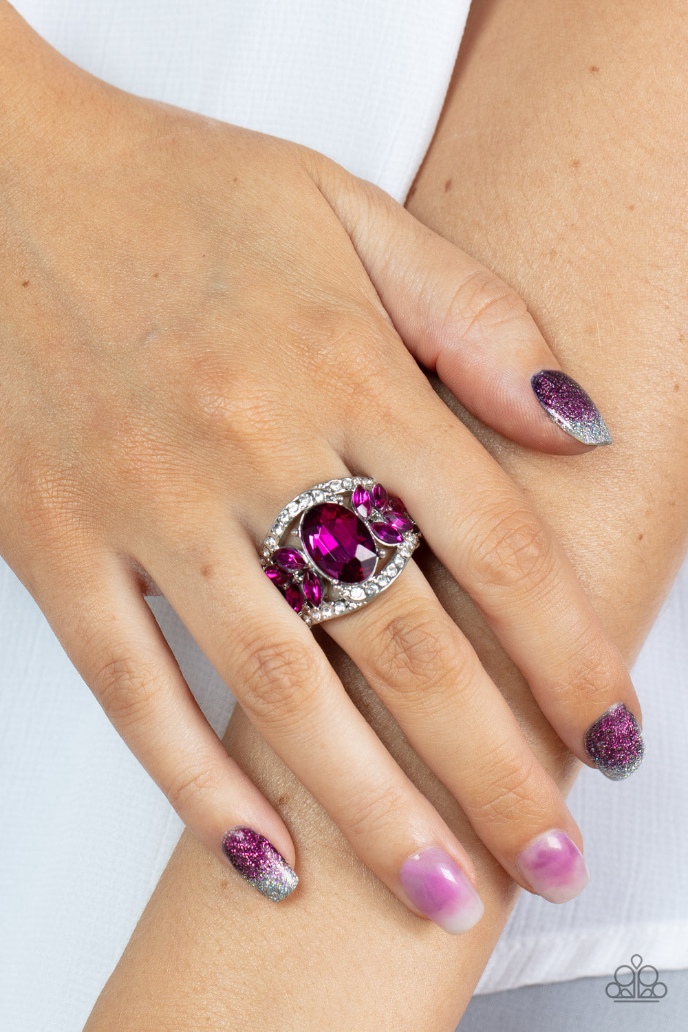 Cosmic Clique Pink Ring - Jewelry by Bretta