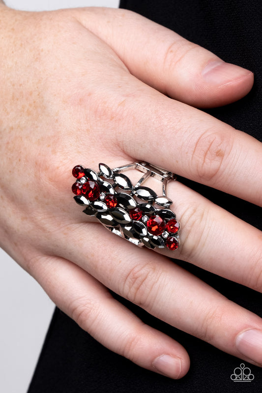 Smoky Smolder Red Ring - Jewelry by Bretta