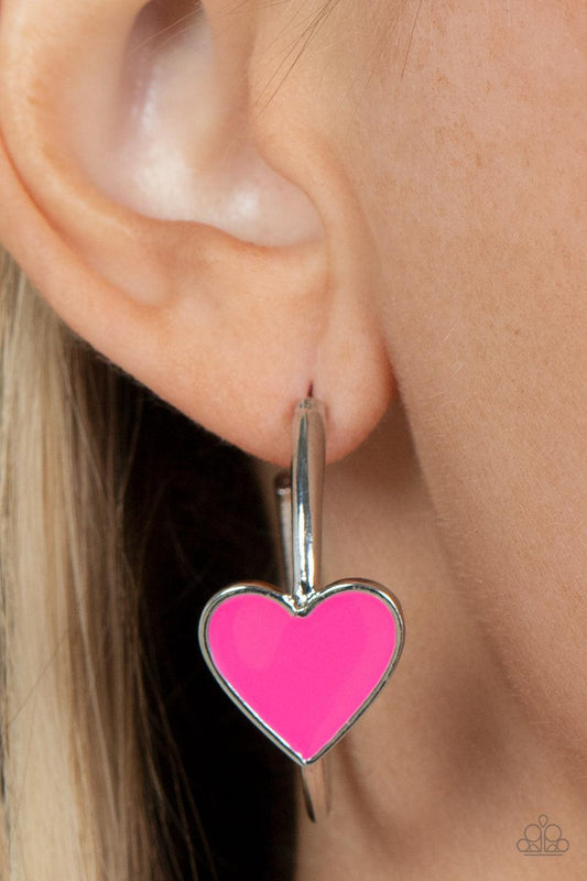 Kiss Up Pink Earrings - Jewelry by Bretta