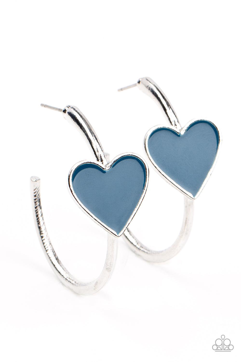 Kiss Up Blue Earrings - Jewelry b y Bretta