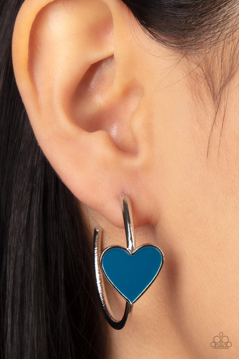 Kiss Up Blue Earrings - Jewelry b y Bretta