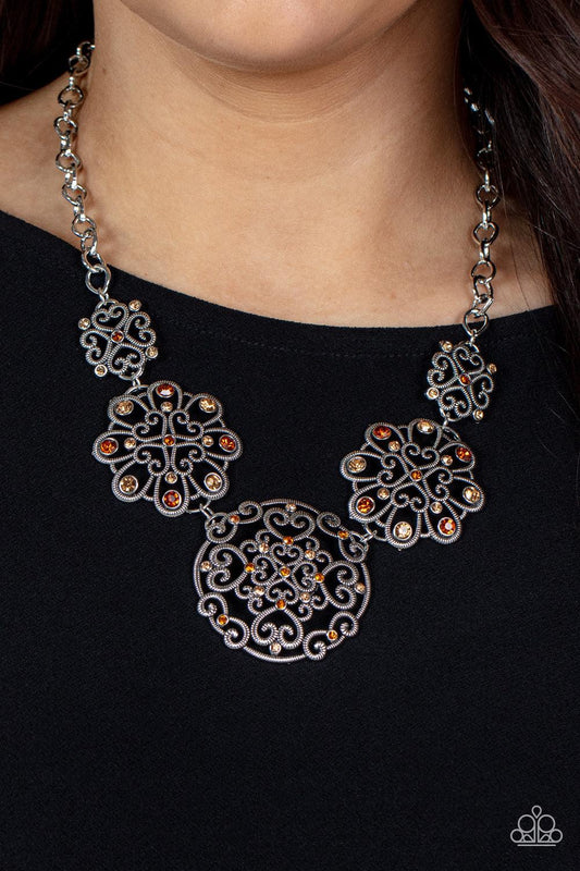 Royally Romantic Brown Necklace - Jewelry by Bretta