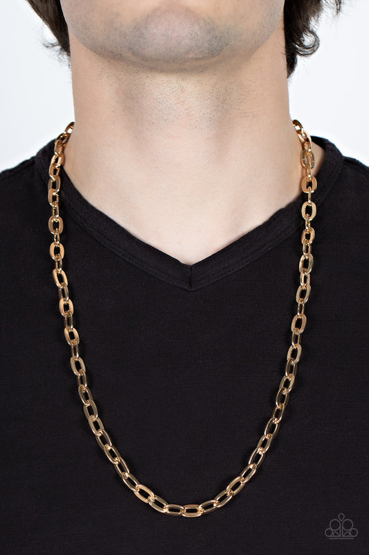 Interference Gold Necklace  - Jewelry by Bretta