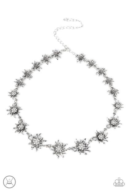 Get Up and GROW White Necklace - Jewelry by Bretta