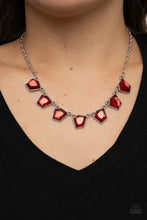 Experimental Edge Red Necklace - Jewelry by Bretta