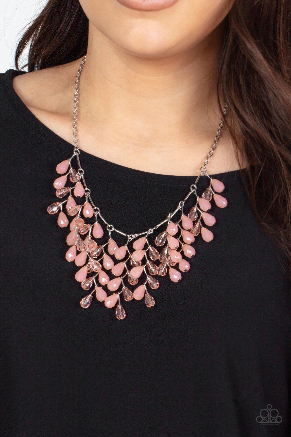 Garden Fairytale Pink Necklace - Jewelry by Bretta