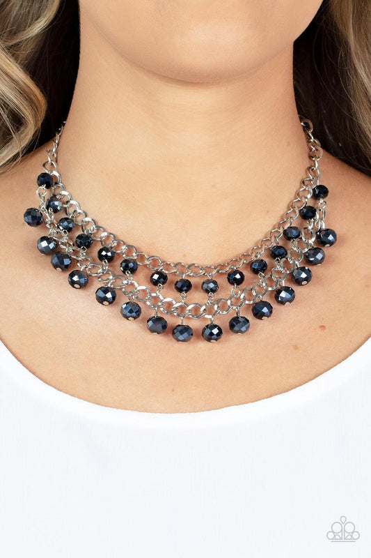 Urban Palace Blue Necklace - Jewelry by Bretta