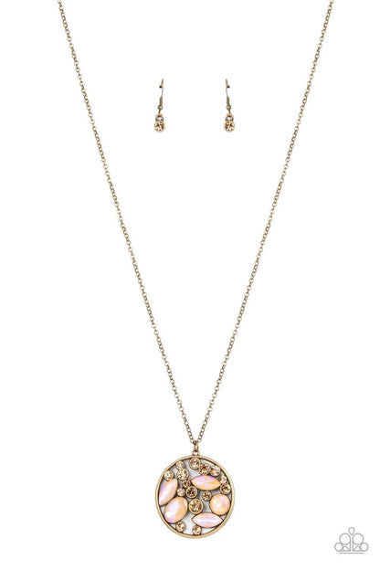Iridescently Influential Brown Necklace - Jewelry by Bretta