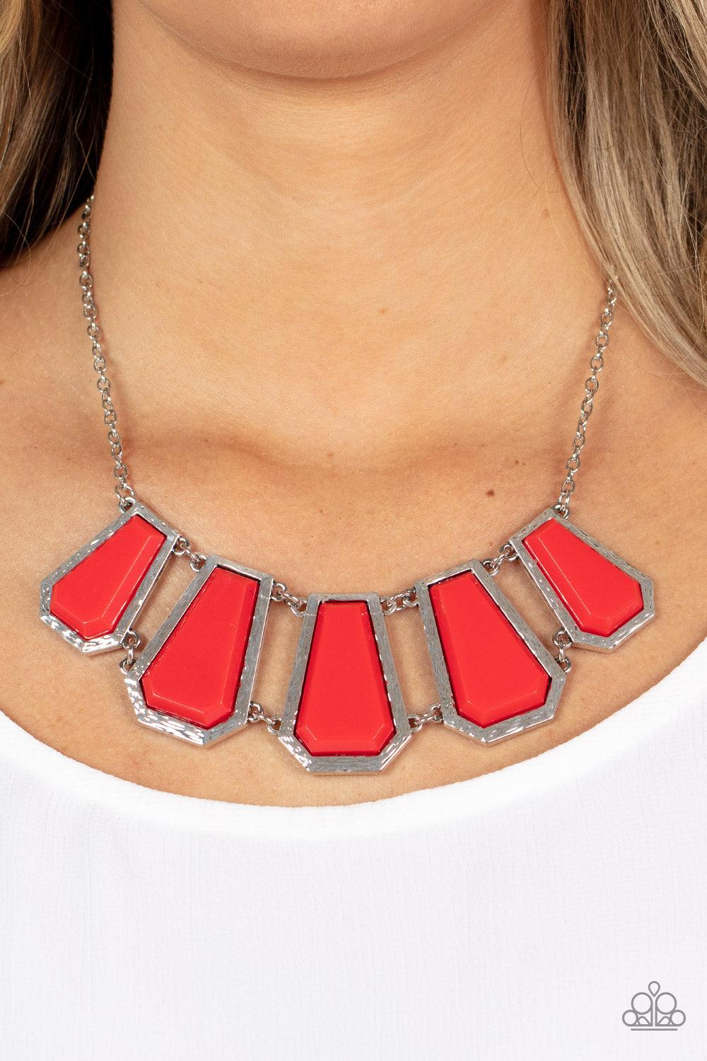 Stellar Heiress Red Necklace - Jewelry by Bretta