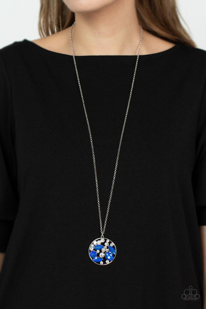 Iridescently Influential Blue Necklace - Jewelry by Bretta