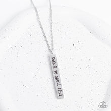 Matt 7:7 - Silver Necklace - Jewelry by Bretta