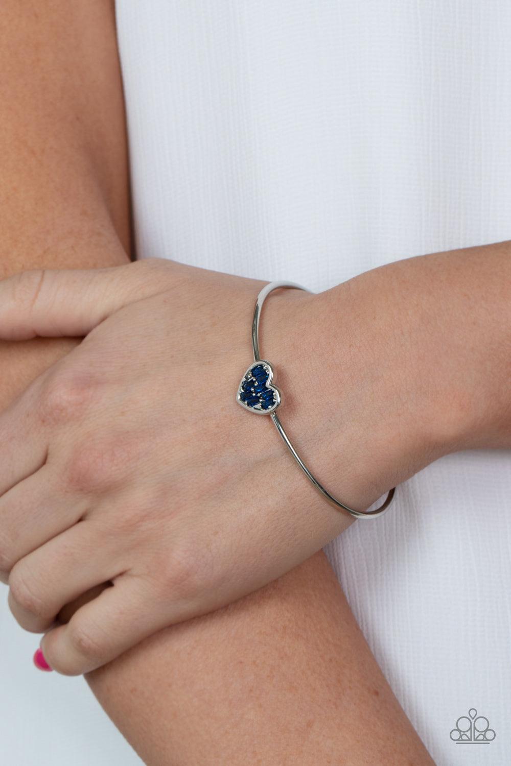 Heart of Ice Blue Bracelet - Jewelry by Bretta