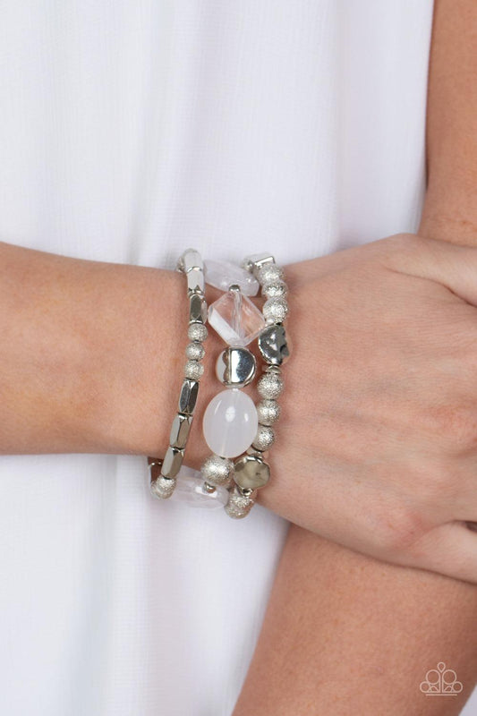 Marina Magic White Bracelets - Jewelry by Bretta