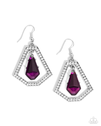 Poshly Photogenic Purple Earrings - Jewelry by Bretta