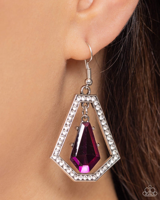 Poshly Photogenic Purple Earrings - Jewelry by Bretta