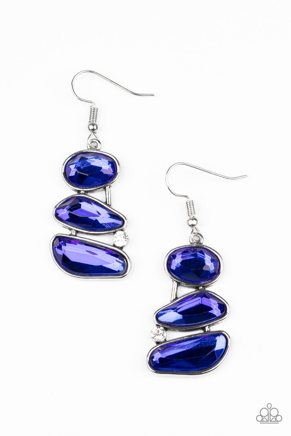 Gem Galaxy Blue Earrings - Jewelry by Bretta