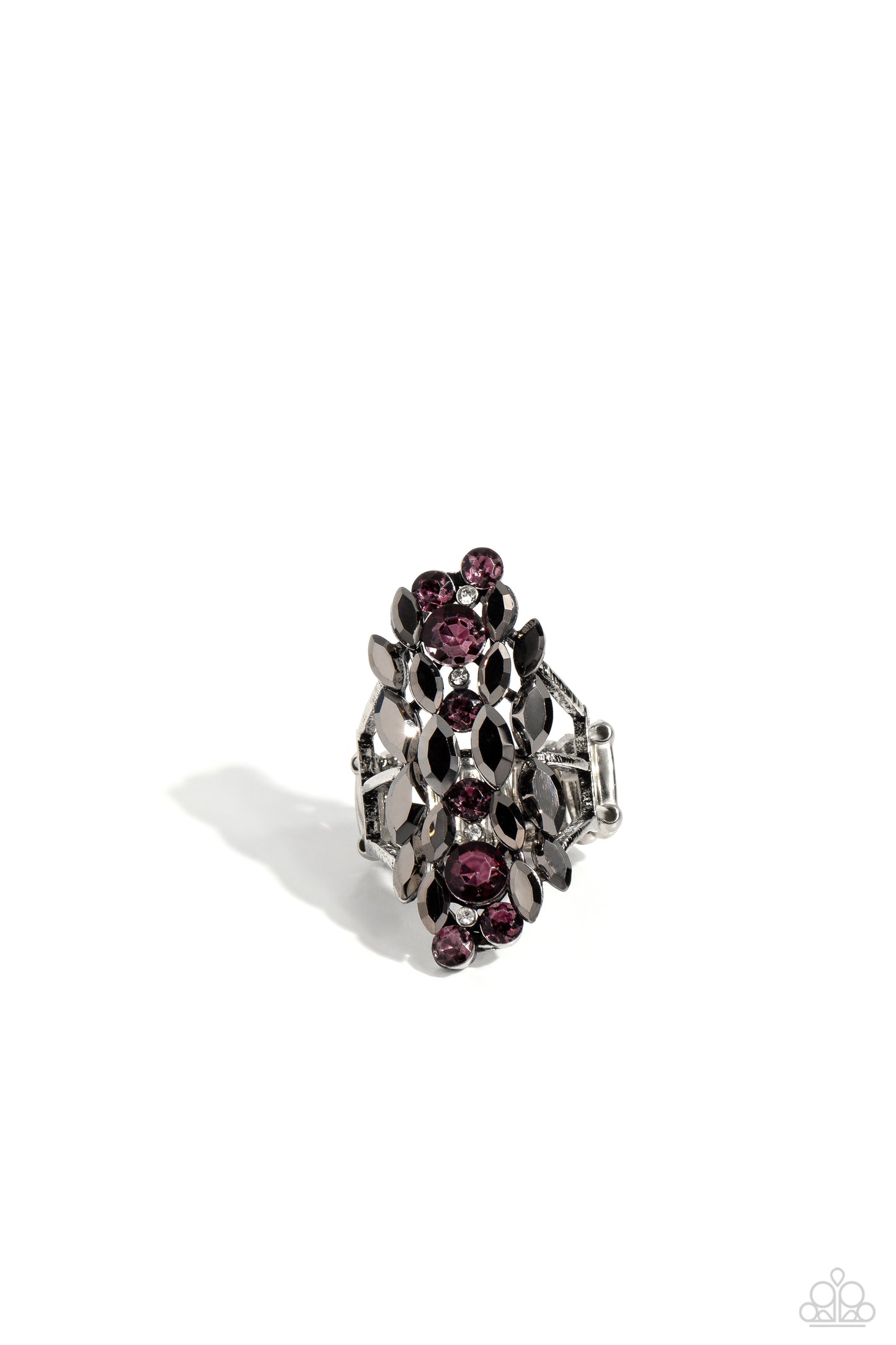 Smoky Smolder Purple Ring - Jewelry by Bretta