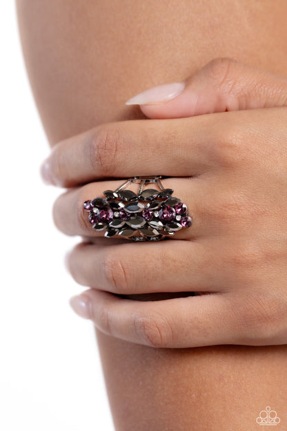 Smoky Smolder Purple Ring - Jewelry by Bretta