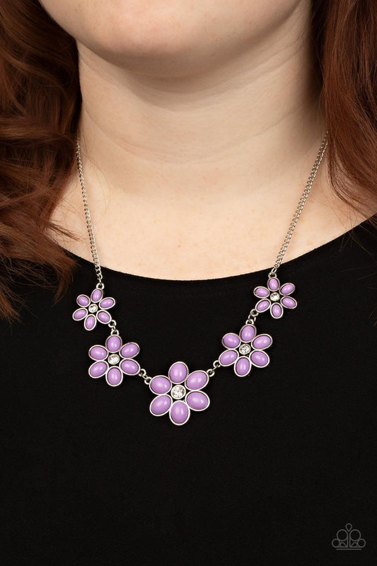 Prairie Party Purple Earrings - Jewelry by Bretta