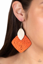 Sabbatical WEAVE Orange Earrings - Jewelry by Bretta