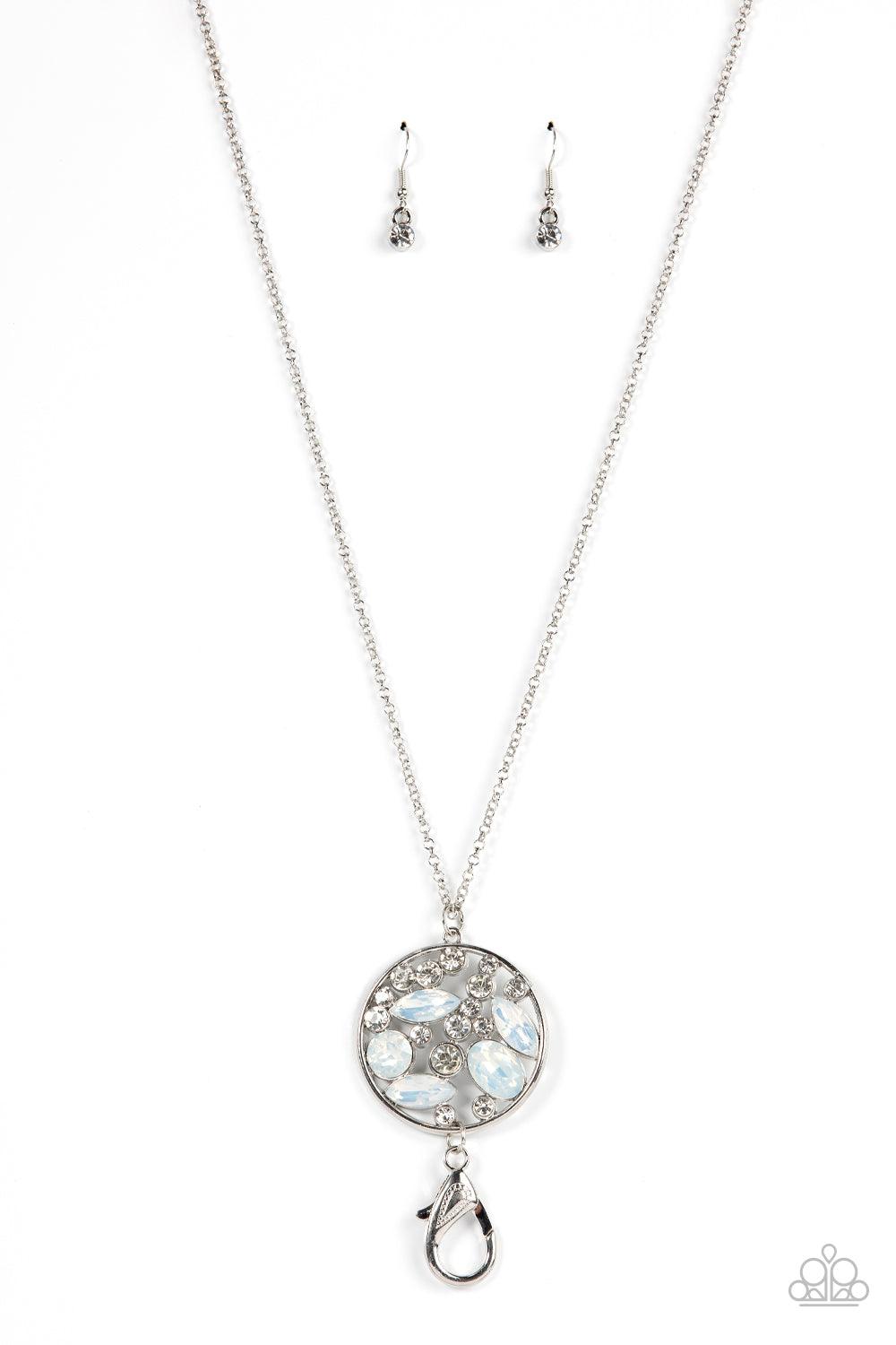 Iridescently Influential White Necklace - Jewelry by Bretta