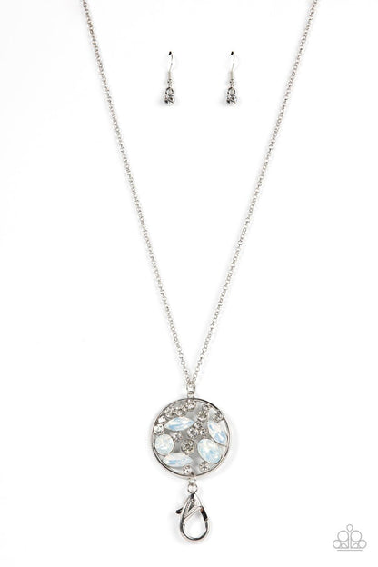 Iridescently Influential White Necklace - Jewelry by Bretta
