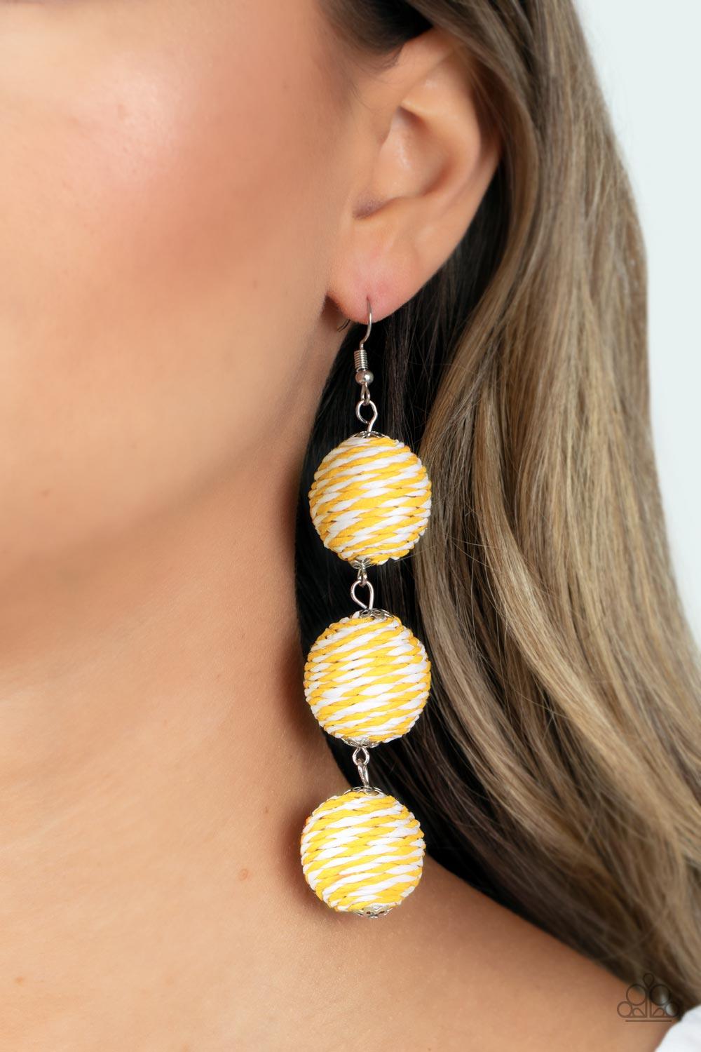 Laguna Lanterns Yellow Earrings - Jewelry by Bretta