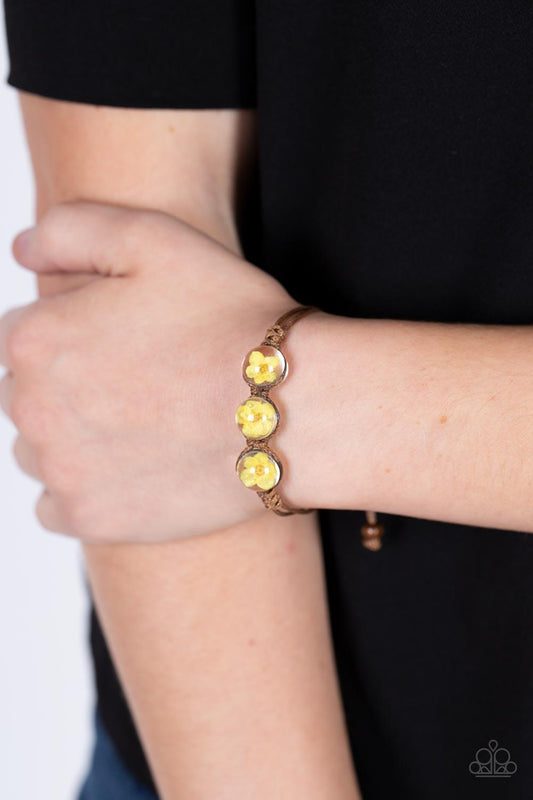 Prairie Persuasion Yellow Bracelet - Jewelry by Bretta