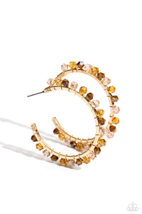 Halo Hustle Brown Hoop Earrings - Jewelry by Bretta